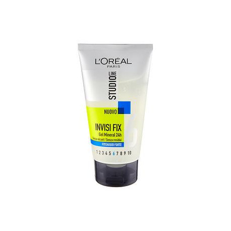 Gel mineral invisi fix studio line L'OREAL fissaggio forte 24 h 150ml