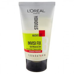 Gel mineral invisi fix studio line L'OREAL fissaggio iperforte 24 h 150ml