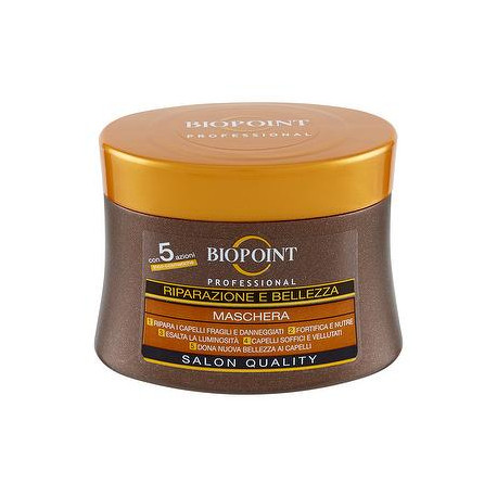 Maschera per capelli BIOPOINT riparazione e bellezza 250ml