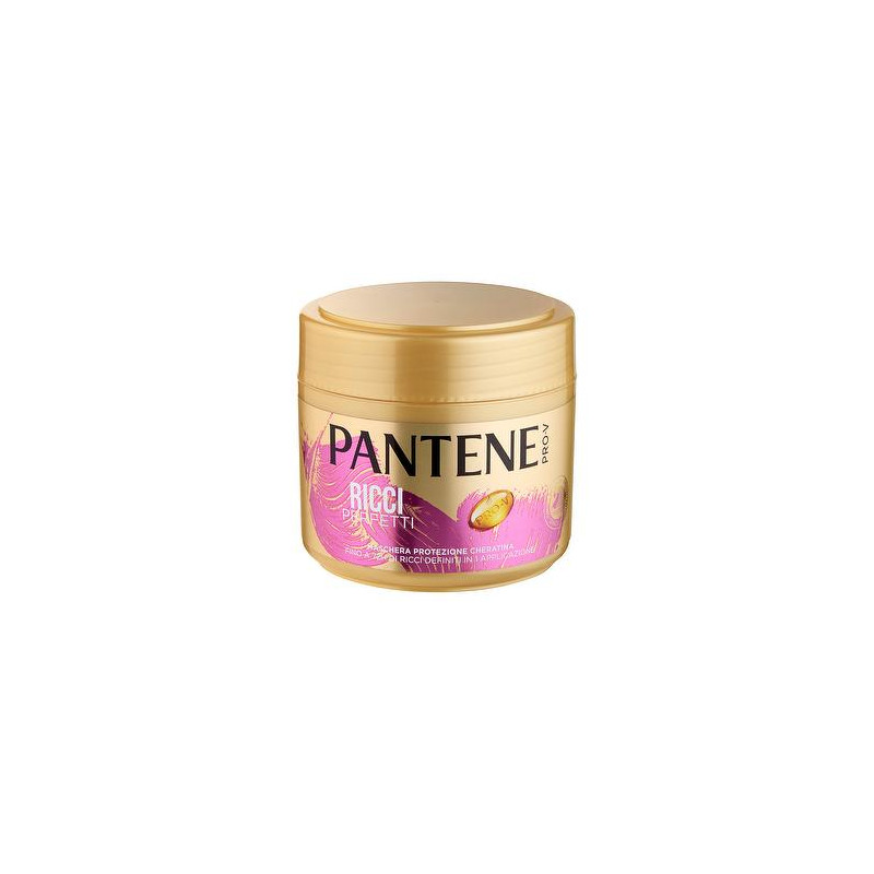 Pantene Maschera Capelli Protezione Cheratina Ricci Perfetti 300 ml