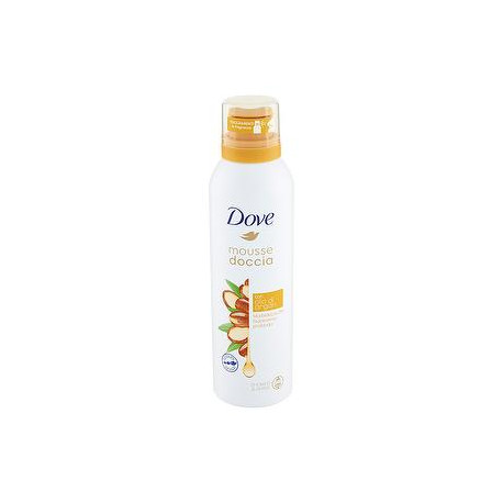 Mousse doccia DOVE nutriente con olio di argan 200ml