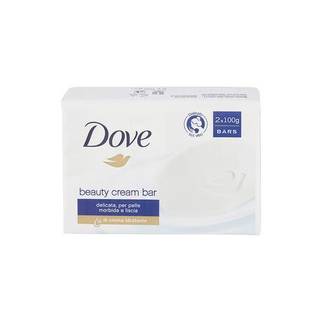 Saponetta DOVE beauty cream bar conf. 100gr x 2 pezzi