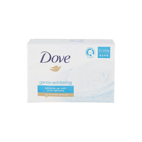 Saponetta DOVE gentle exfoliating conf. 100gr x 2 pezzi