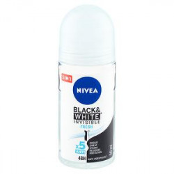 Deodorante Invisible fresh black & white NIVEA roll-on 50ml