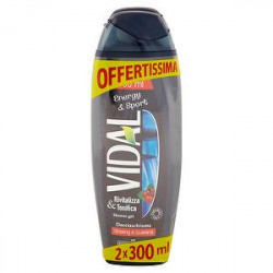 Doccia VIDAL energy & sport conf. 300ml x 2 pezzi