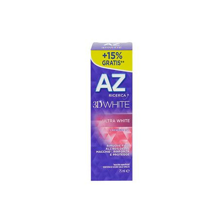 Dentifricio 3D white ultra white AZ premium 75ml