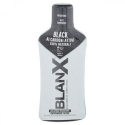 Collutorio sbiancante BLANX black ai carboni attivi 500ml