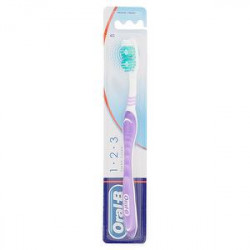 Spazzolino manuale shiny clean 1.2.3 ORAL-B medio