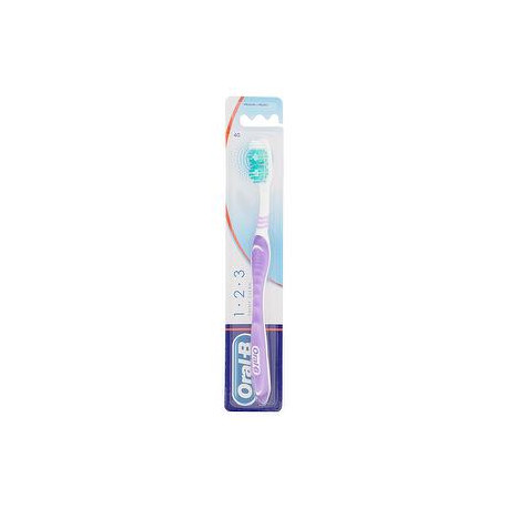 Spazzolino manuale shiny clean 1.2.3 ORAL-B medio