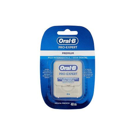 Filo interdentale Pro-Expert ORAL-B menta fresca 40m