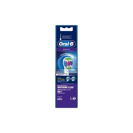 Ricambi spazzolino elettrico BRAUN Oral-B 3d white conf. da 2 pezzi