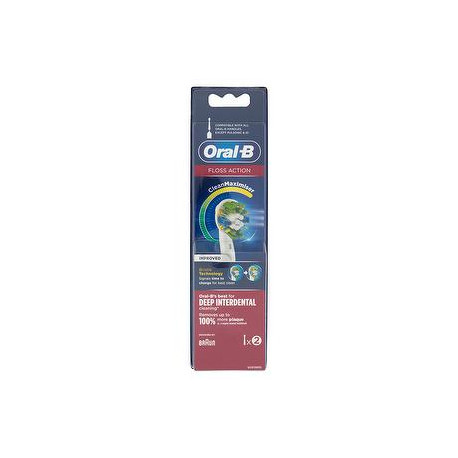 Ricambi spazzolino elettrico BRAUN Oral-B floss action conf. da 2 pezzi