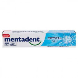 Dentifricio Medium crystal gel Mentadent 75 ml