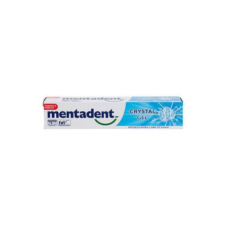 Dentifricio Medium crystal gel Mentadent 75 ml