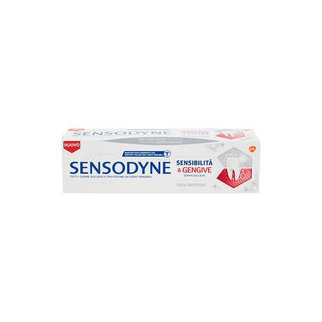 Dentifricio sensibilità & gengive SENSODYNE fresh whitening 75ml