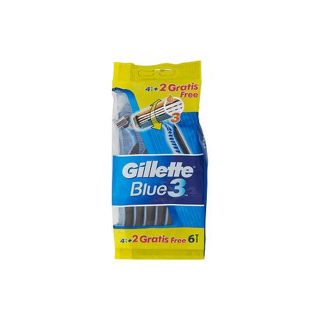 Rasoi usa e getta Blue3 GILLETTE classico conf. da 4 pezzi + 2 gratis