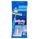 Rasoi usa e getta Blue II GILLETTE plus conf. da 4 pezzi