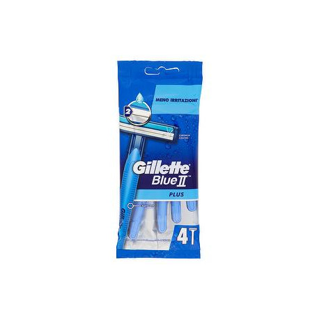 Rasoi usa e getta Blue II GILLETTE plus conf. da 4 pezzi