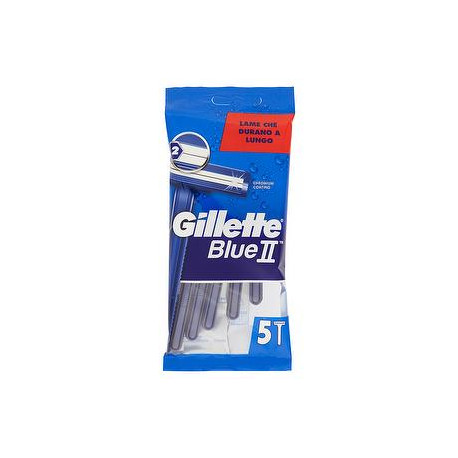 Rasoi usa e getta Blue II GILLETTE conf. da 5 pezzi