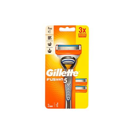 Rasoio Fusion 5 Manual GILLETTE conf. da 3 ricariche