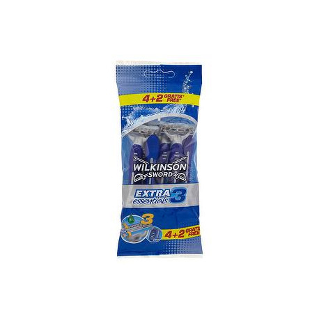 Rasoi Extra 3 Essential WILKINSON conf. da 4 + 2 pezzi gratis