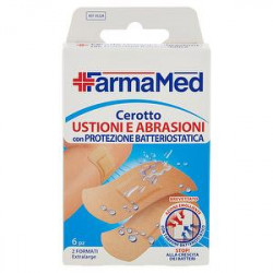 Cerotti bs abatox+neoactive ustioni e abrasioni impermeabili mis xl FARMAMED conf. da 6 pz