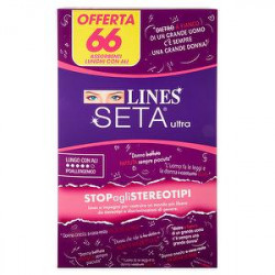 Assorbenti Seta Ultra LINES lungo conf. da 66 pezzi