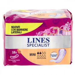 Assorbenti Specialist LINES mini conf. da 18 pezzi