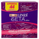 Assorbenti Seta Ultra LINES quadripack lungo con ali conf. da 44 pezzi