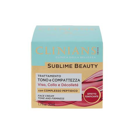 Trattamento tono e compattezza Age Beauty CLINIANS con collagene spf15 50ml