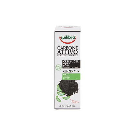 Crema viso EQUILIBRA carbone attivo 75ml