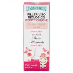 Filler viso Bio I PROVENZALI rosa mosqueta riempitivo rughe pelli normali e miste 15ml