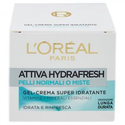 Gel-crema Attiva Hydrafresh Dermo Expertise L'OREAL pelli normali o miste 50ml