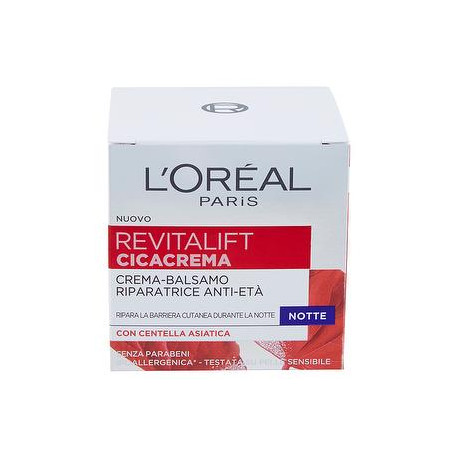 Crema notte Revitalift Cicacrema L'OREAL anti-età con centella asiatica 50ml