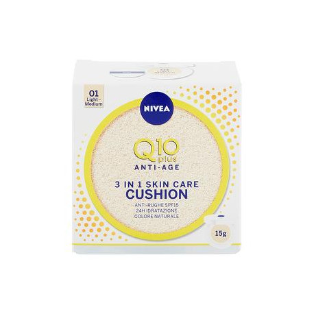 Crema anti-age 3 in 1 Skin Care Cushion Q10 plus NIVEA 01 light-medium 15ml