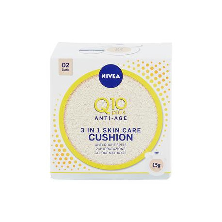 Crema anti-age 3 in 1 Skin Care Cushion Q10 plus NIVEA 02 dark 15ml