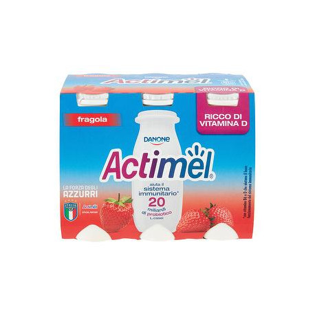 Actimel DANONE fragola conf. 100gr x 6 pezzi