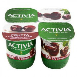 Yogurt Activia Zero DANONE ciliegia conf. 125gr x 4 pezzi