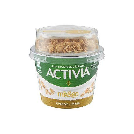 Yogurt Mix&Go Activia DANONE granola miele 170gr