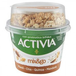 Yogurt Mix&Go Activia DANONE muesli chia quinoa mandorle 170gr