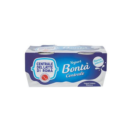 Yogurt intero naturale CENTRALE DEL LATTE DI ROMA conf. 125gr x 2 pezzi