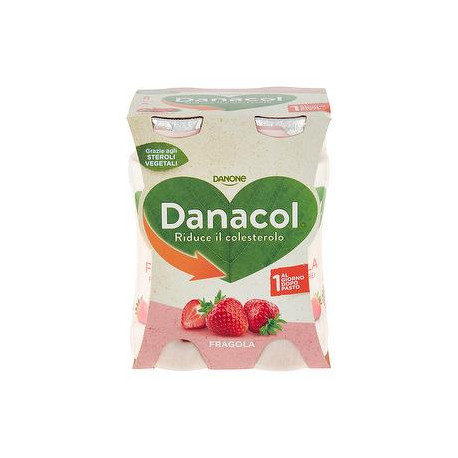 Danacol DANONE fragola conf. 100gr x 4 pezzi