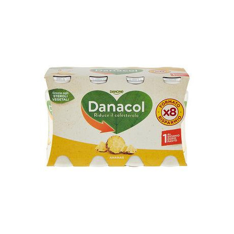 Danacol DANONE ananas conf. 100gr x 8 pezzi