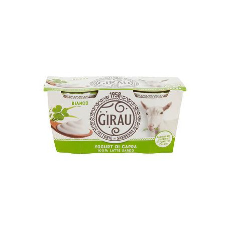 Yogurt di capra FATTORIE GIRAU bianco conf. 125gr x 2 pezzi