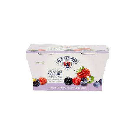 Yogurt VIPITENO frutti di bosco conf. 125gr x 2 pezzi