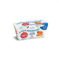 Yogurt Leggerezza FATTORIA LATTE SANO ROMA pesca e albicocca conf. 125gr x 2 pezzi