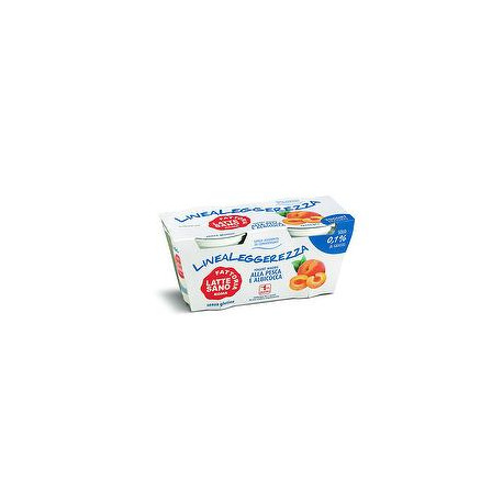 Yogurt Leggerezza FATTORIA LATTE SANO ROMA pesca e albicocca conf. 125gr x 2 pezzi