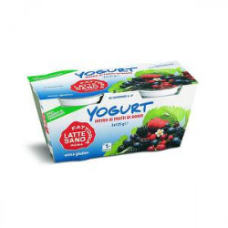 Yogurt FATTORIA LATTE SANO ROMA frutti di bosco conf. 125gr x 2 pezzi