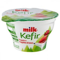 Yogurt cremoso Kefir MILK fragola e fragoline di bosco 150gr