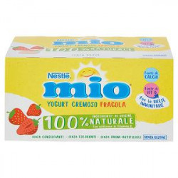 Yogurt cremoso Mio NESTLE fragola conf. 125gr x 2 pezzi